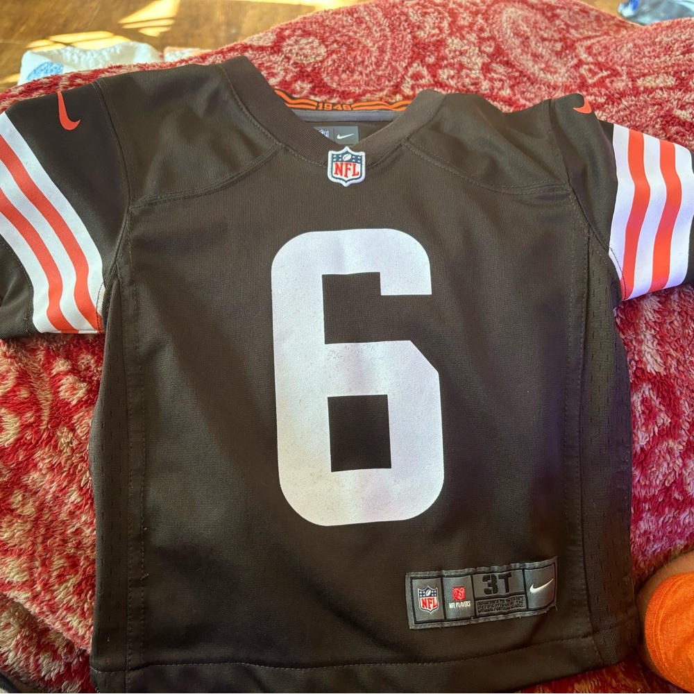 Toddler Baker Mayfield jersey